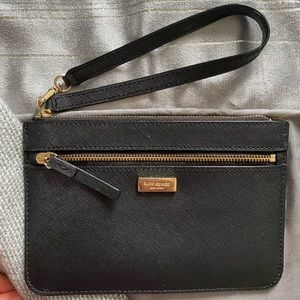 Kate spade black clutch!